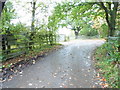 Private road to Barwell Court Farm by the A3, Claygate