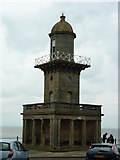 SD3348 : Beach Lighthouse, Fleetwood by Carroll Pierce