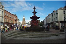 NX9776 : Fountain in the High Street by Fractal Angel
