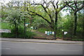 Steps to the church, Honor Oak Park