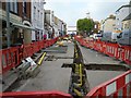 Laying a new gas main, South Street, Bridport