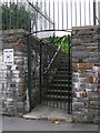 Side entrance to Carmarthen park