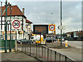 Dot matrix warning sign, Neasden