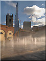 SJ8398 : Smoky Fountains by David Dixon