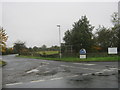 Road entrance to Northumbria Police Force Headquarters