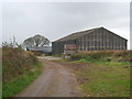 Large modern barn at Pengelly