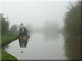 Foggy morning on the canal near Nantwich, Cheshire