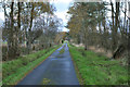 Farm road to Woodburn