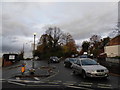 The junctions of Mayfield Road and Heathurst Road from Sanderstead Road