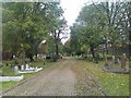 Looking into West Norwood Cemetery