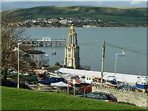 SZ0378 : Wellington Clock Tower, Swanage by Robin Webster