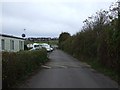 Access road, Eastlands Caravan Park