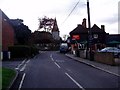 Looking west down The Street, Newnham