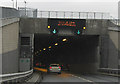 Entering the Tyne Tunnel