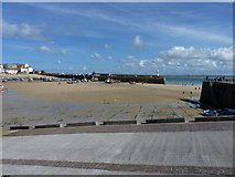 SW5140 : St Ives harbour - tide well out by Richard Law