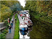 NT0077 : Boat rally, Union Canal, Linlithgow by AlastairG