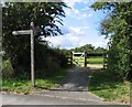 Entrance to The Wymeswold Washdyke Community Orchard