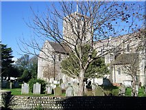 TQ2105 : St Mary De Haura churchyard by Paul Gillett