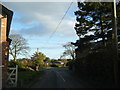 Pillmoss Lane approaching Tarporley Road