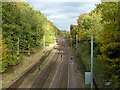 Railway north of A111 Bourne Hill