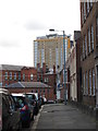 Fountainville Avenue with the City Hospital in the background