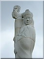 NF7740 : Gerinish: detail of Our Lady of the Isles by Chris Downer