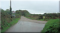 Unnamed road junction south of Porthallow Vineyard