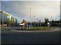 Chester Road roundabout and industrial estate