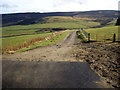 Access lane to Tillenturk Farm