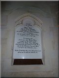 SY5889 : St Michael and All Angels, Little Bredy: memorial (3) by Basher Eyre