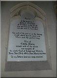 SY5889 : St Michael and All Angels, Little Bredy: memorial (9) by Basher Eyre