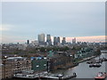 TQ3380 : View from Eastern Walkway of Tower Bridge by PAUL FARMER
