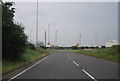 Approaching the roundabout outside Shellhaven