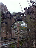NN8765 : Railway bridge portal by Andrew Abbott