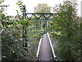 The footbridge over the River Wharfe at Addingham