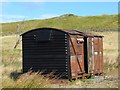 Old railway goods van at Mount Pleasant