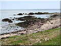 Rocky shore by the Salthill sewage plant