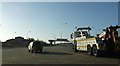 TQ5777 : Highways Agency Vehicles near the Dartford Bridge by David Anstiss