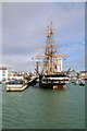 SU6200 : HMS Warrior, Portsmouth Historic Dock, Hampshire by Christine Matthews