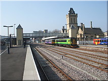 SK9770 : Lincoln Central railway station by Nigel Thompson