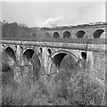 Aqueduct and viaduct over Goyt valley, 1961