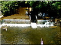 Weir in the Afon Dulais, Llanwrda