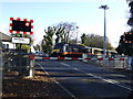 NZ4150 : Level crossing on Lord Byrons Walk by JThomas