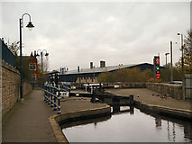 SJ9698 : Lock 4W, Huddersfield Narrow Canal by David Dixon
