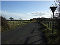 Lane heading south into Burdon