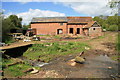 Farm buildings behind Rockhill Mill