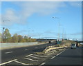 Slip Road off the A66 for Teesside Shopping Park and the Tees Barrage