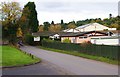 Entrance to Kingsford Caravan Park and Kingsford Public House near Drakelow