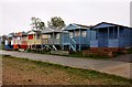 Beach huts by the beach