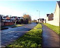 Looking west along Morgan Way, Newport